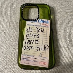 Casetify Olive Green Oat Milk Phone Case